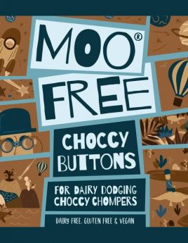 Moo Free Milk Chocolate Buttons 25g