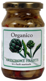 Organico Organic Artichoke Hearts In Herb Marinade 190g