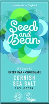 Seed & Bean ORG Dark Cornish Sea Salt Choc 75g