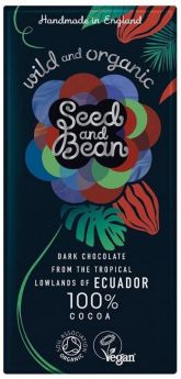 Seed and Bean Wild & Organic Ecuadorian Dark Chocolate Bar 75g