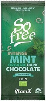 So Free ORG 2787 Intense Mint 60% Cocoa Thin 80g-Case of 12