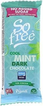 So Free 2757 NAS Cool Mint Dark Chocolate 72% 35g-Case of 28