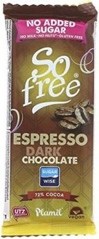 So Free NAS 2743 Dark 72% Chocolate Espresso 35g-Case of 28