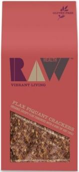 Raw Health Organic Flax, Piquant with Tomato Crackers 90g
