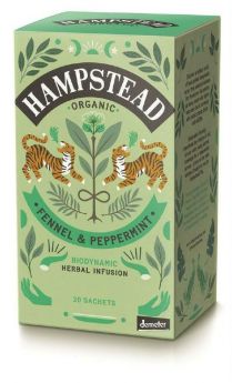 Hampstead Organic Fennel & Peppermint Herbal Infusion Tea 30g