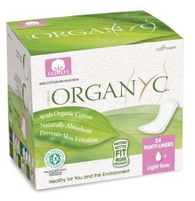 Organ(y)c Pantyliners folded 100% cotton 24pcs (GOTS certified)-Case of 12